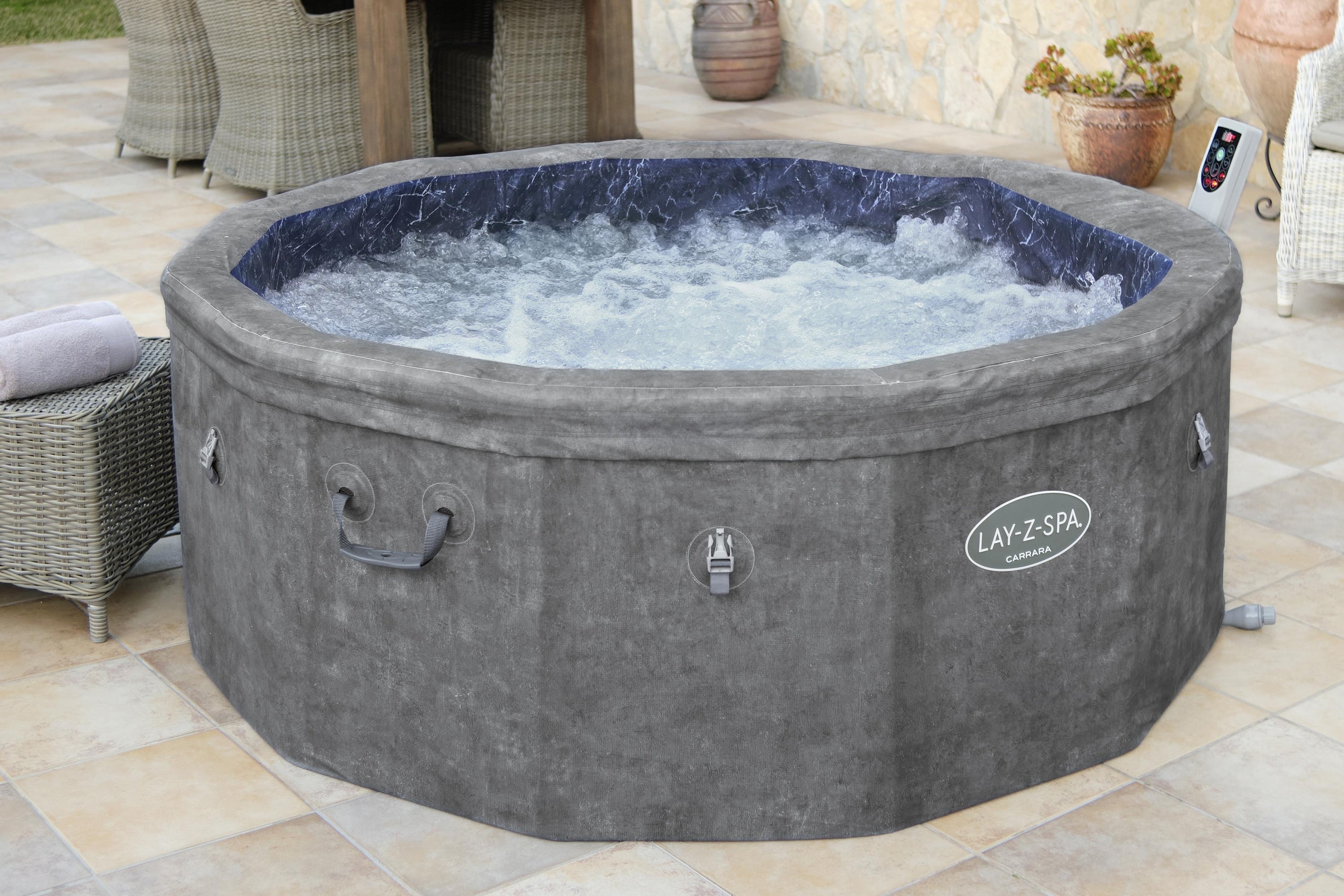 energy efficient foam hot tub