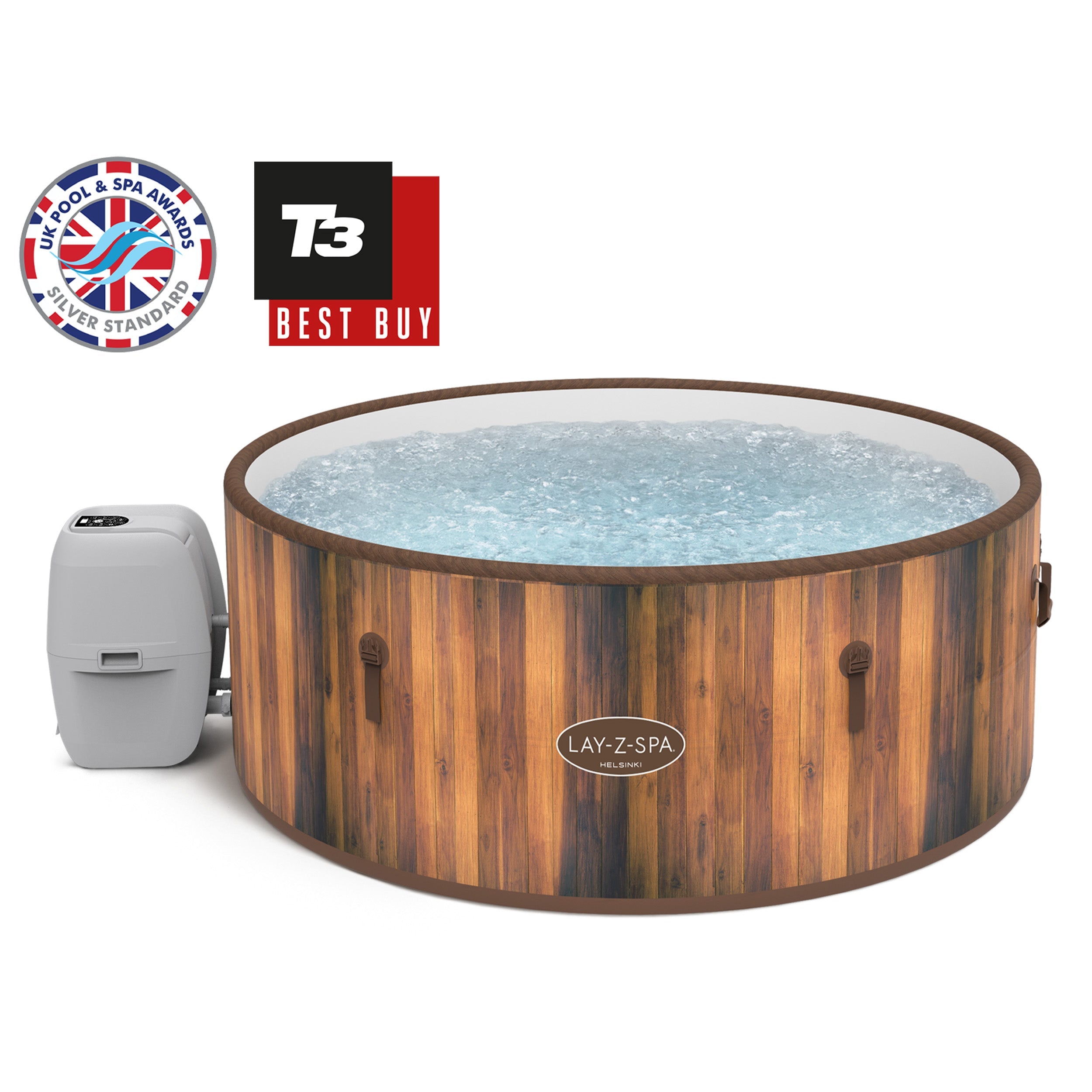 helsinki lay-z-spa inflatable hot tub 