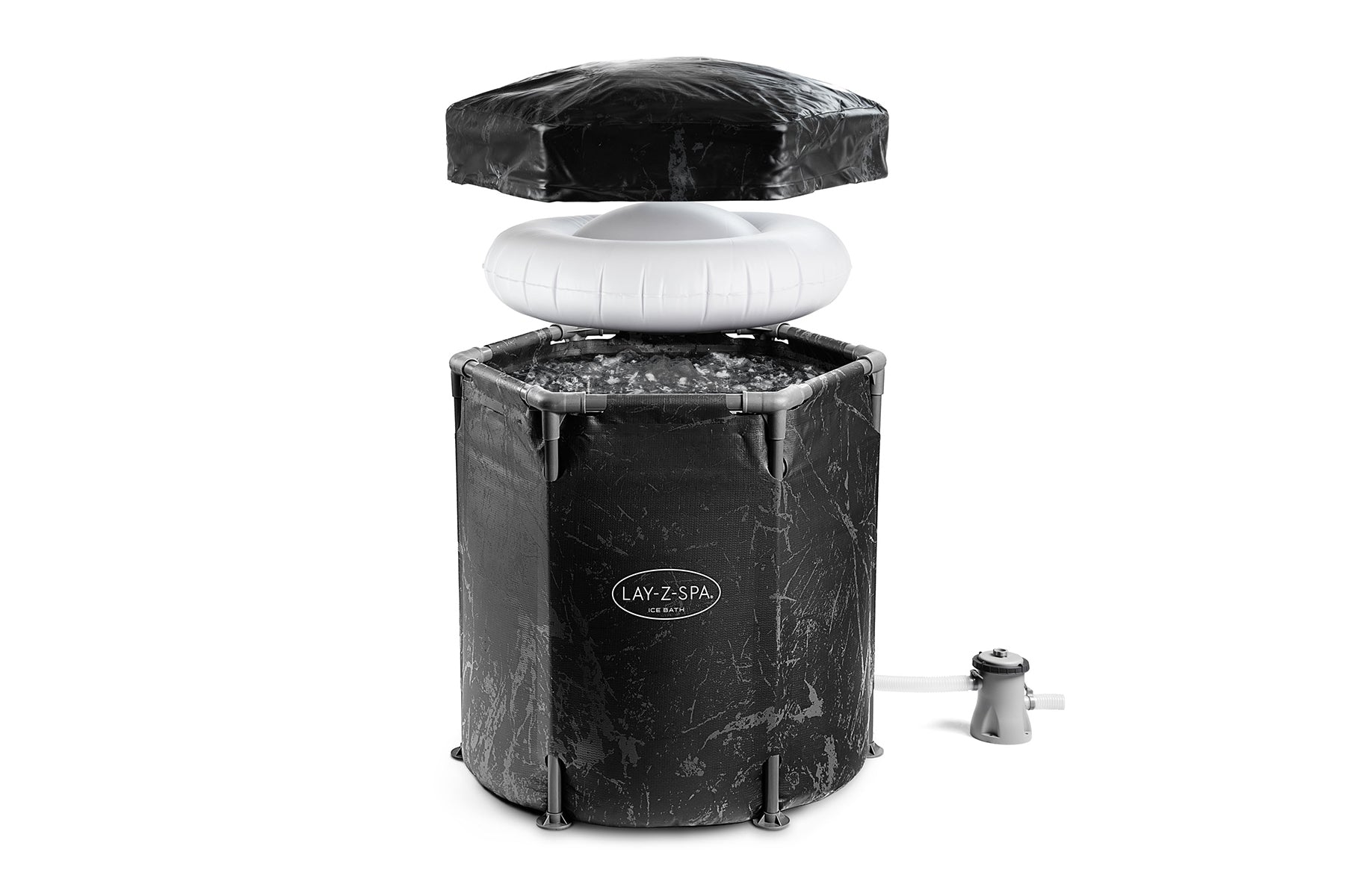 Glacial Dip™ Ice Bath Cold Plunge Recovery Pod with Pump