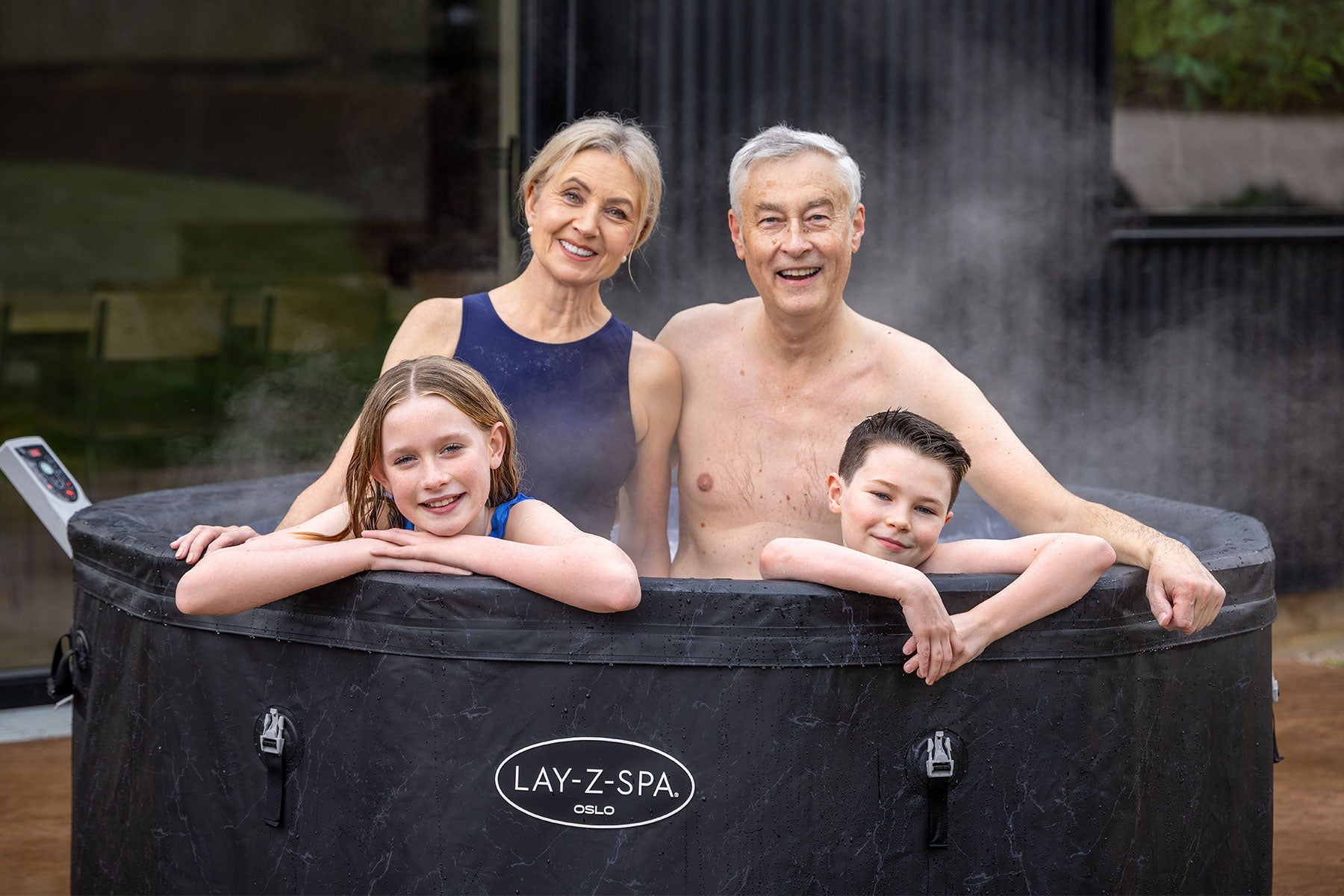 lay-z-spa hot tub foam wall energy-saving for 6 people